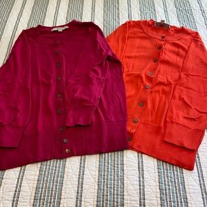 Pair of Loft Cardigans